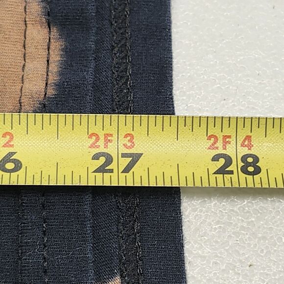 Justice League Mens Batman Black Tan Tie Dyed TShirt Size Large Tee - Picture 3 of 7